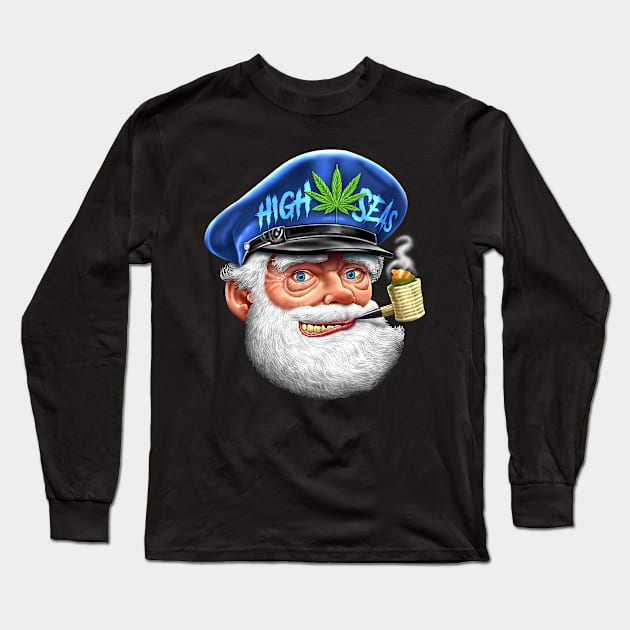 Captain of the High Seas Long Sleeve T-Shirt by Motzart